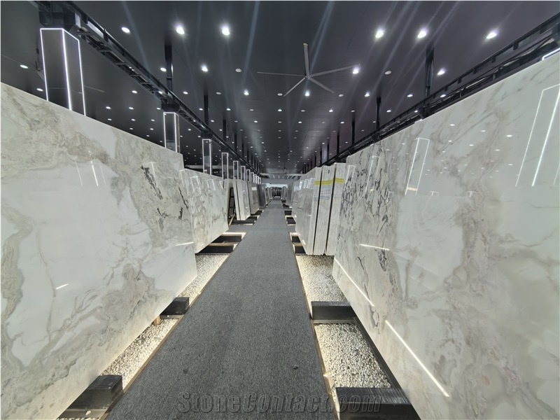 Luxury Stone Pure White Marble Slab Tiles