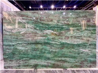 Polished Verde Gaya Green Quartzite Slabs