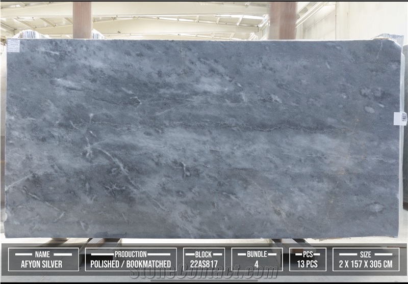 Afyon Silver Marble Slabs