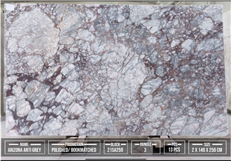 Arizona Anti Grey Marble Slabs