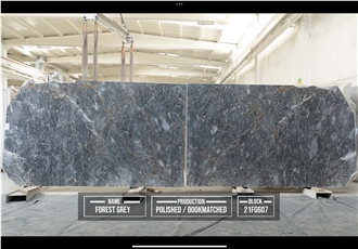 Forest Grey Marble Slabs