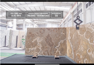 Olive Onyx Slabs