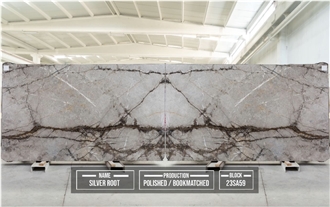 Silver Roots Marble Slabs