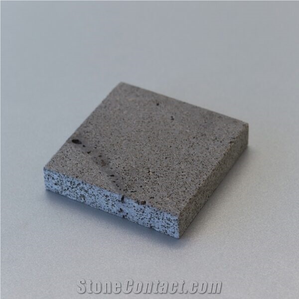 Timaru Basalt Tiles - Brush Polished Sample