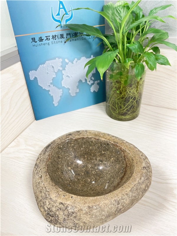 River Stone Bowl Stone Gifts