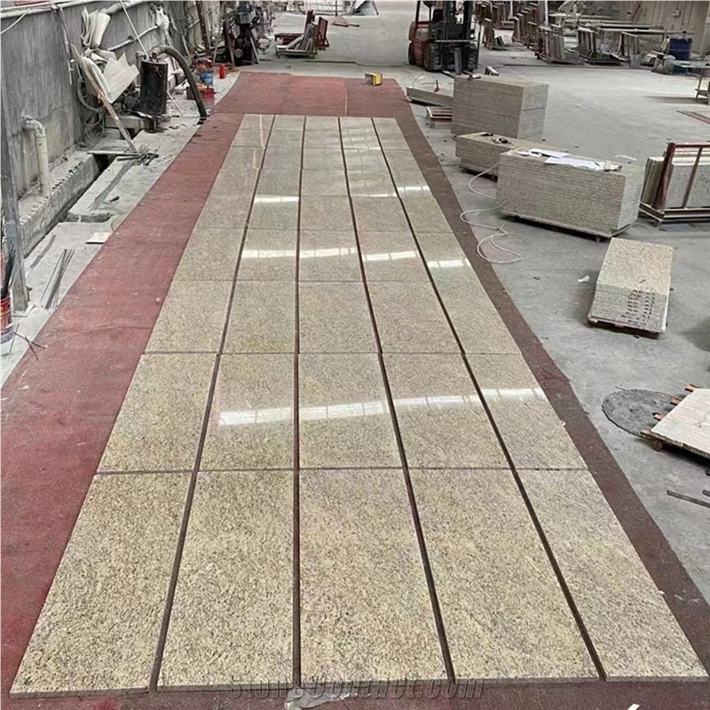 Brazilian Gold Granite Stone Slab Tiles