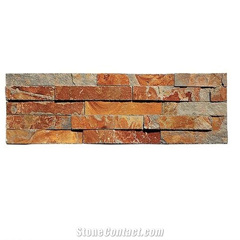 Exterior Wall Veneer Slate Stone Panels For Fireplace
