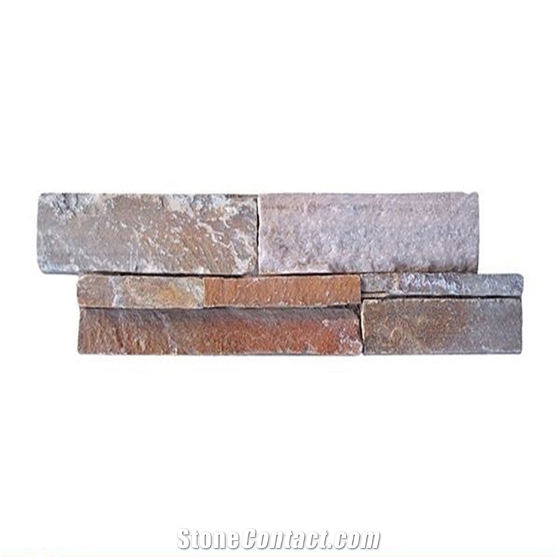 Exterior Wall Veneer Slate Stone Panels For Fireplace