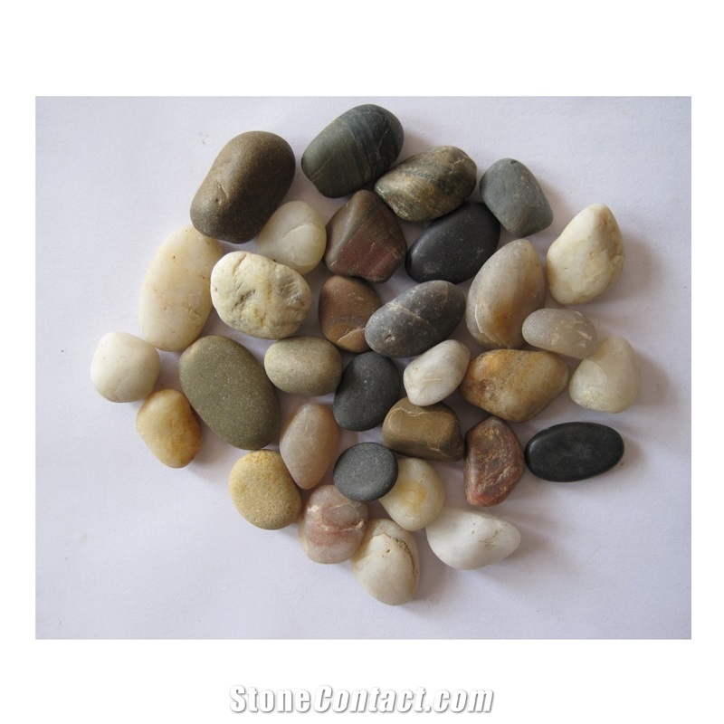 Great Quality Various Sizes Natural Black Stone Pebbles