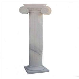 High Quality White Limestone Natural Stone Columns & Pillars