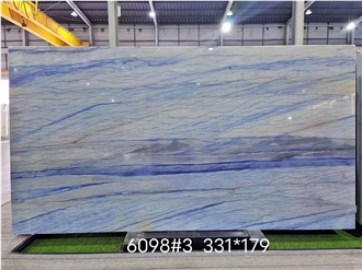 Luxury Transmission Blue Sky Azul Cielo Quartzite  Slabs