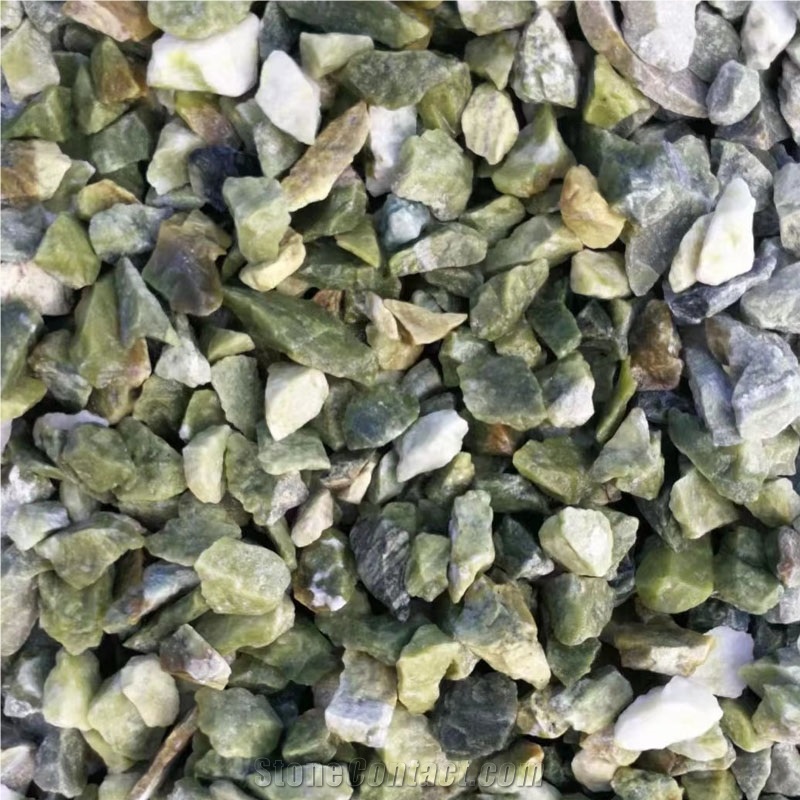 Natural Crushed Chips Yelllow  Garden  Gravel Stone