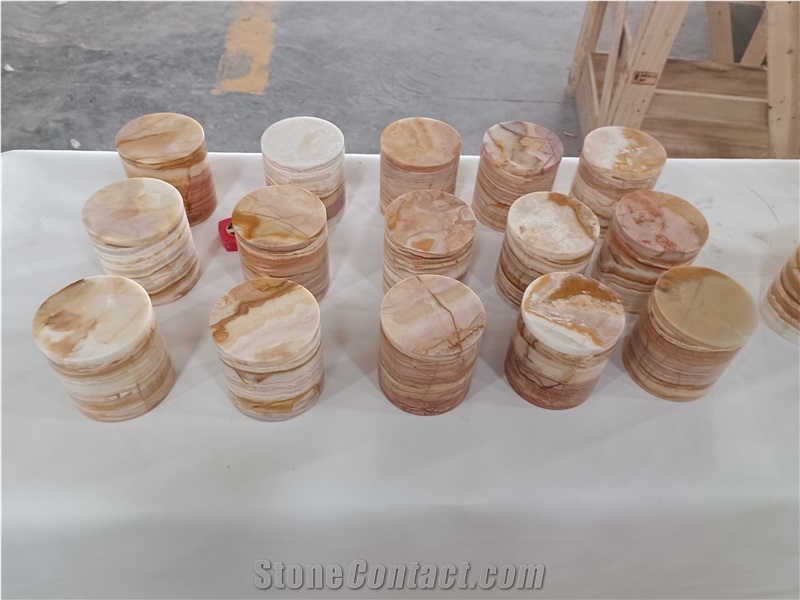 Refine Stone Supply Onyx Stone Candle Jar