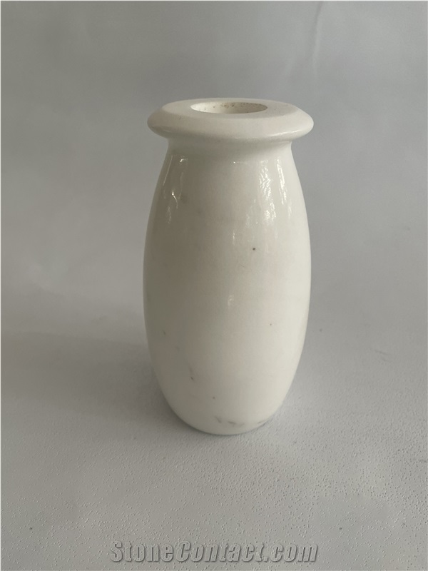White Marble Art Ornament Home Decorative Vase