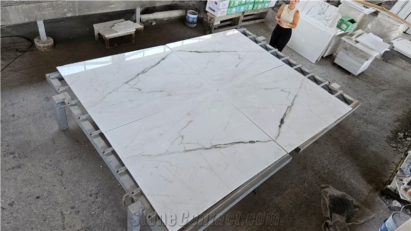 Bianco Emerald CL Marble Slabs
