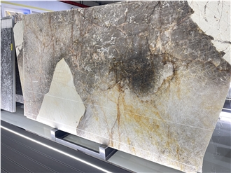 Brazil Patagonia Slabs, Crystal White Quartzite Tiles