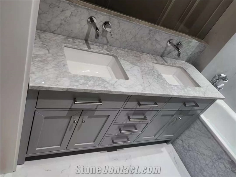 Carrara White Marble Slab&Tiles For Interior Design