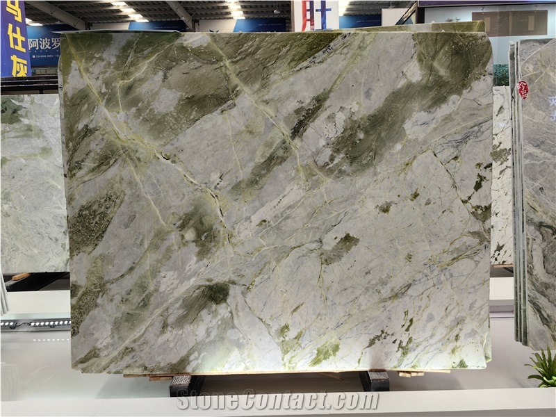 Chinese Calacatta Verde Emerald Marble Luxury Wall Tiles