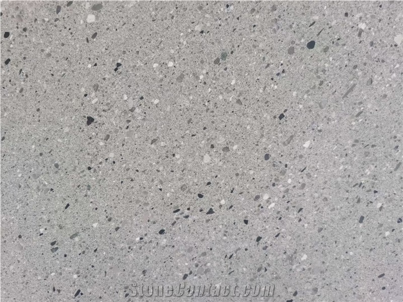 Natural Terrazzo Grey Marble