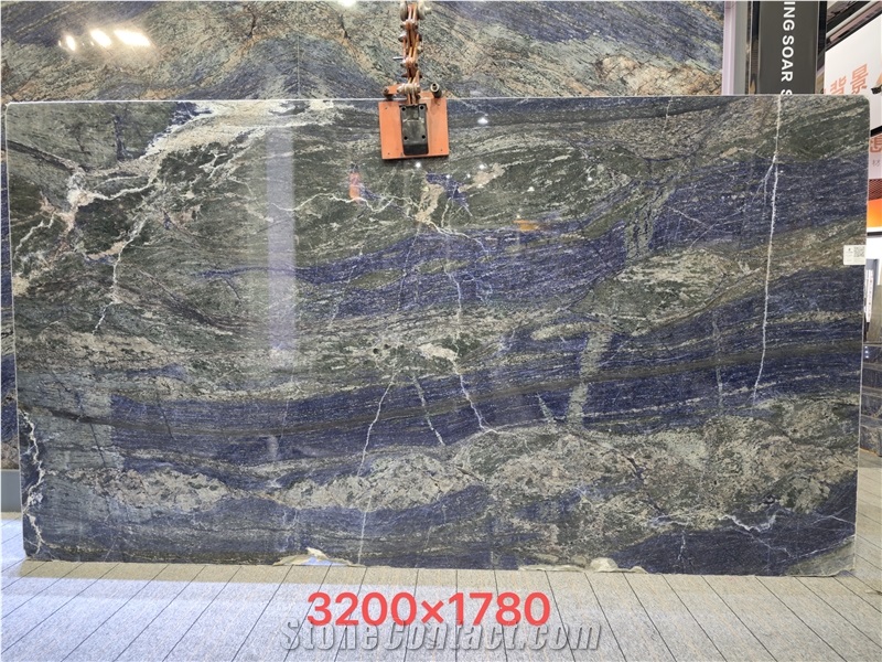 Brazil Azul Bahia Granite Slab Tiles