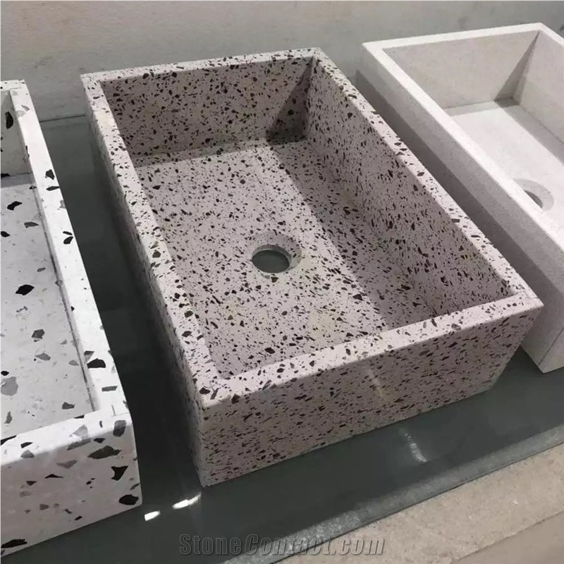 Terrazzo Bathroom Sinks