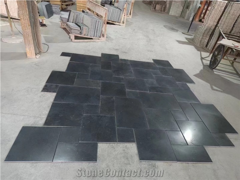 China Black Limestone Wall Tiles And Floor Tiles