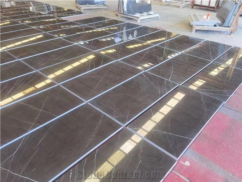 Bulgarian Grey Marble Polished  Floor Tile