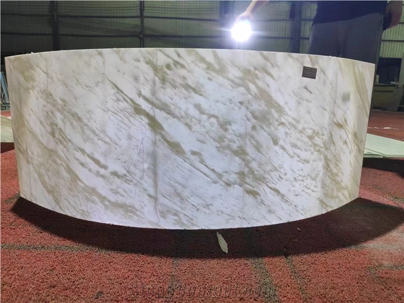 China Crystal Ice Marble Polished Column Shafts