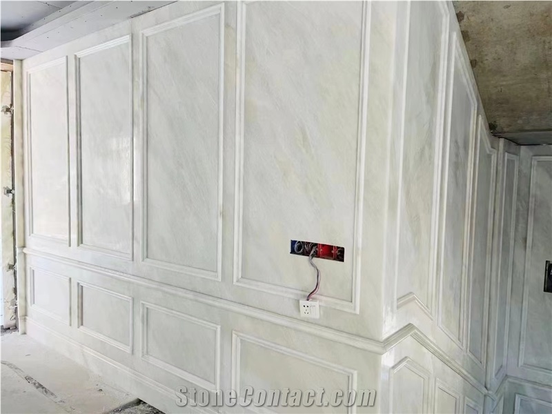 China Royal White Marble Polished Wall Tiles