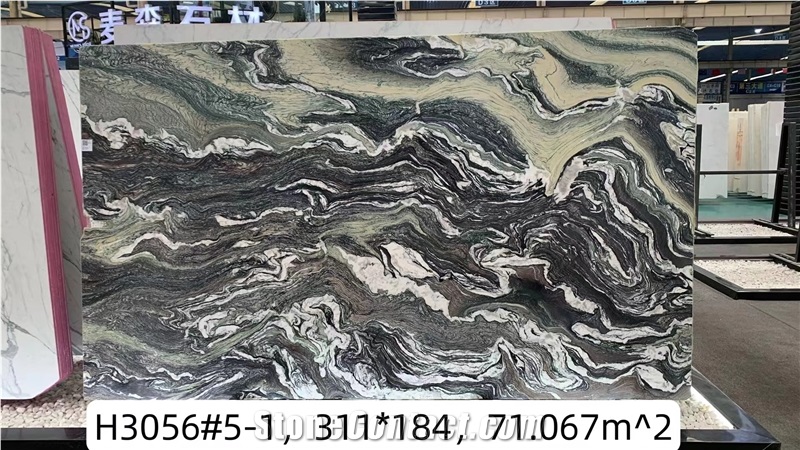 Italy Landscape Purple Marble Polished Marble Slabs