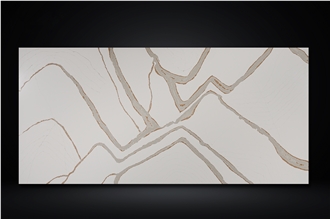 Vietnam Factory Calacatta Quartz Stone Slabs Quartz Tiles