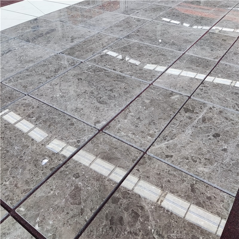 Khaki Gray Marble Floor Tile
