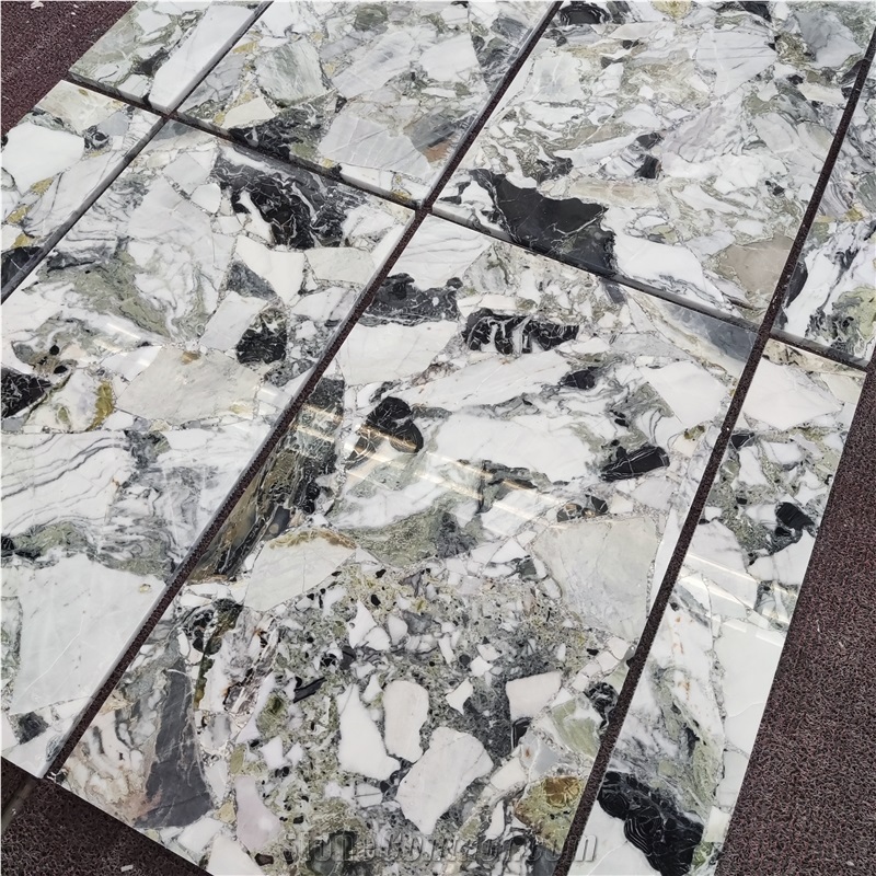 Luxury Natural Ice Jade Marble Wall Tiles