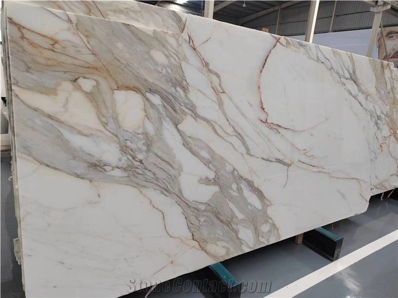 Calacatta Gold Marble Slab Stone For Wall Tiles