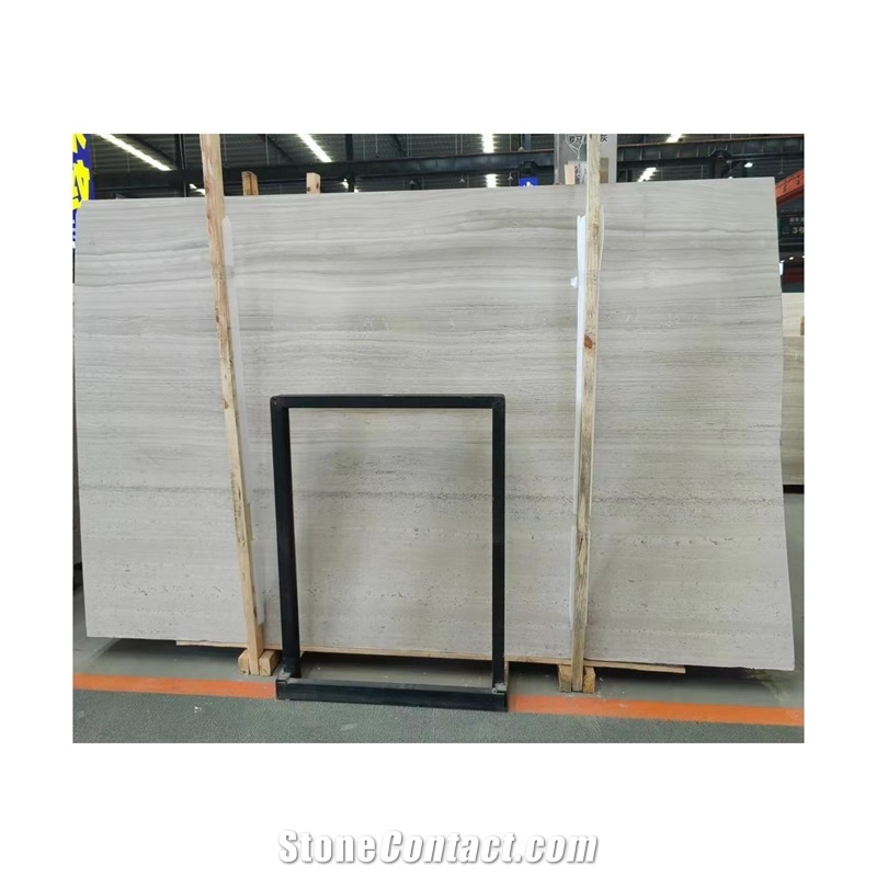 Hot Chinese Grey Wood Marble Floor Tiles