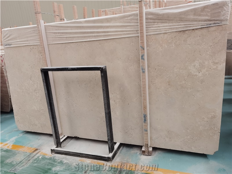 Classic Travertine Slabs - Honed, Filled