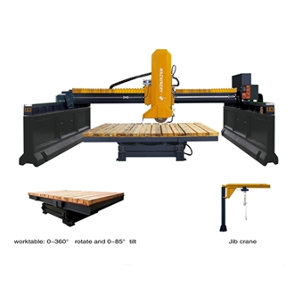 CNC Bridge Saw Granite Cutting Machine For Sale DFQ - H450/600/800