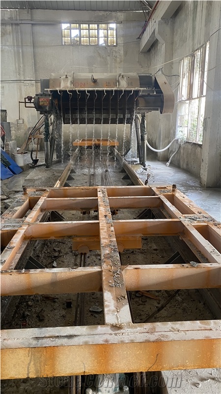 Slicing Cutting Machine For Kerbstone With Double Worktable