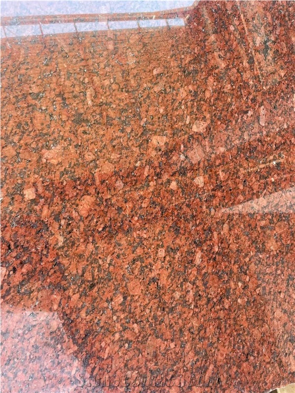 Indian New Imperial Red Granite  Slabs Tile