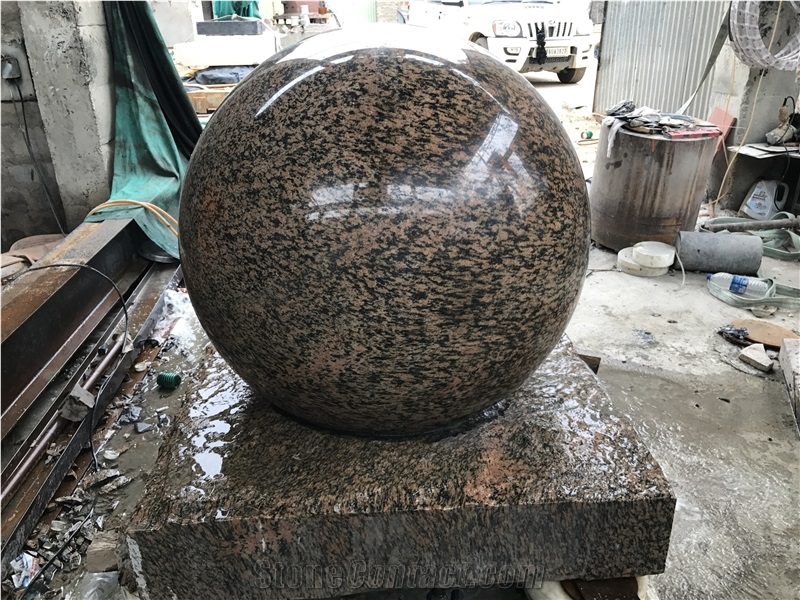 Granite Floating Sphere Fountain