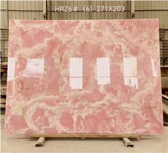Pink Onyx Polished Slabs