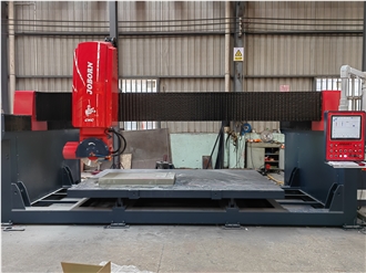 CNC 5 Axis Stone Cutting And Milling Machine Bridge Saw For Marble