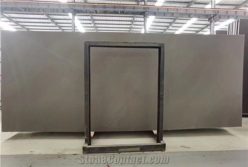 China Apple Grey Sandstone Slabs Exterior Wall Floor Use