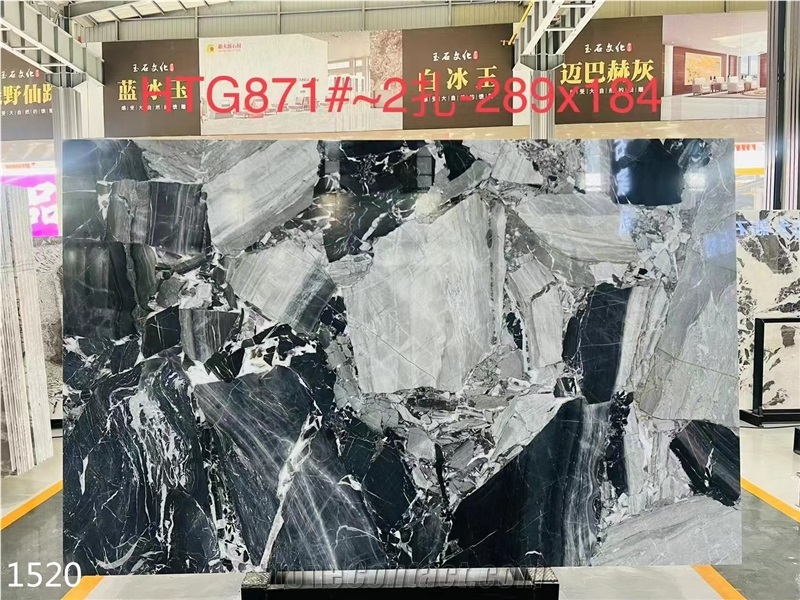 Impression Gray Marble Wall Tiles Milan Cloudy Big Slab