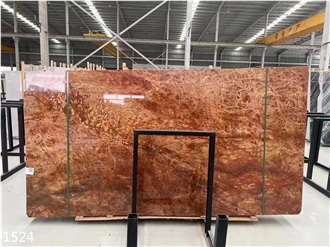 Ruby Red Marble Slabs Big Slab Interior Wall Floor Use