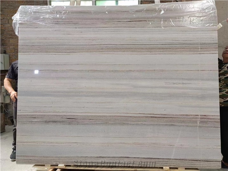 Crystal Wood Grain Marble Floor Tiles