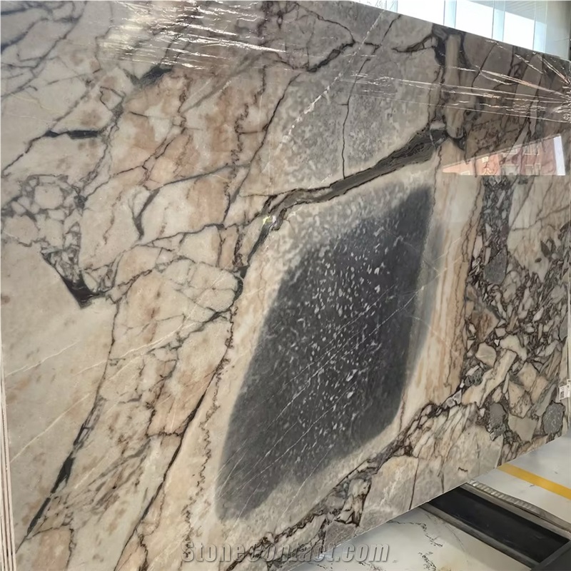 Luxury Bulgari White Marble Slabs For  Project