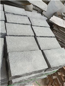 G684 Black Basalt Cobble Setts Paving Stone