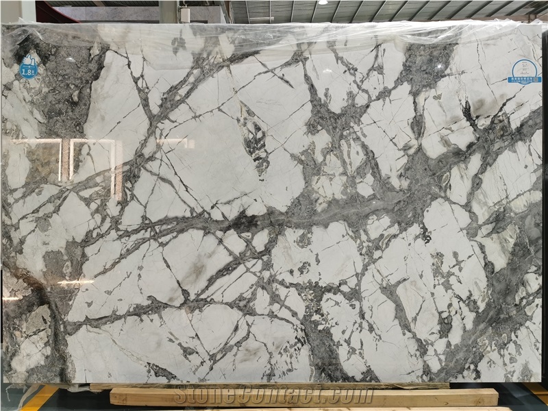 Eksioglu Iceberg White Marble Slabs