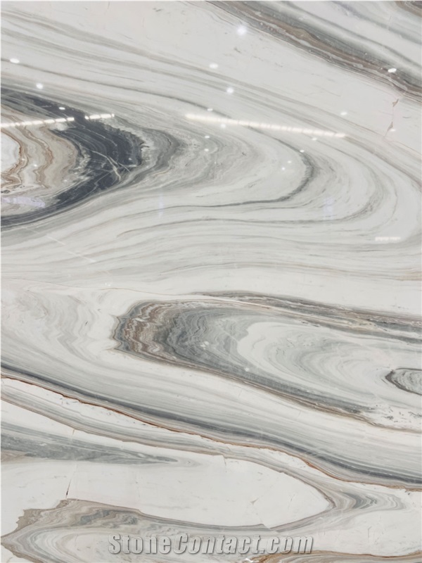 Greece Cloudy White Marble Slabs